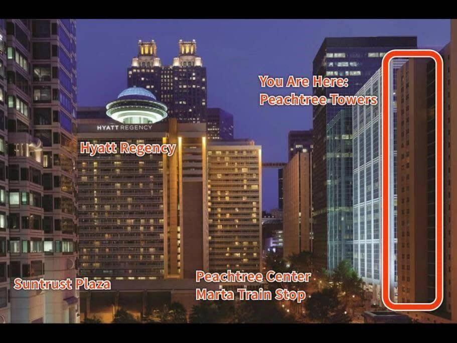 Center Downtown! King Bed! Private Balcony! Pt8I Villa Atlanta Exterior photo